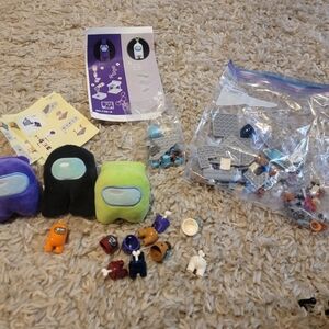 Colorful Plush and Toy Set